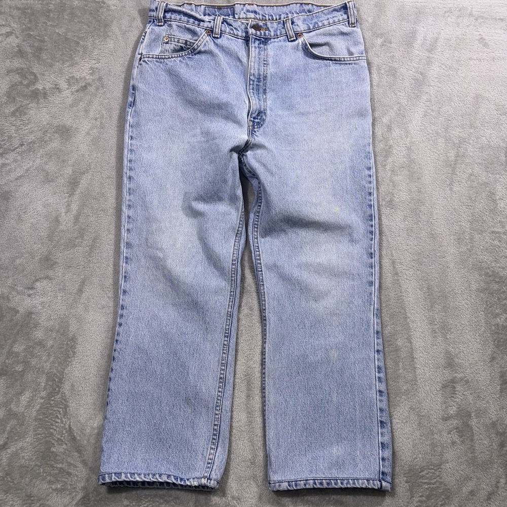 Vintage Levi's 619 Orange Tab Jeans Mens 36x30 Relaxed Straight Leg Made Canada